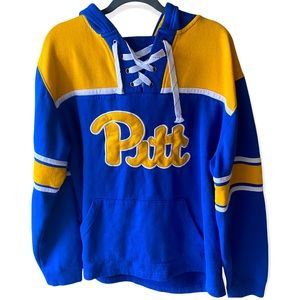 Colosseum Blue & Yellow Pitt Sweatshirt